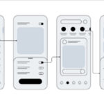 📲Wireframes for mobile UI design