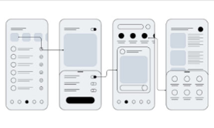 📲Wireframes for mobile UI design