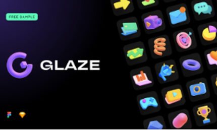 Glaze - 3D Icons FREE SAMPLE