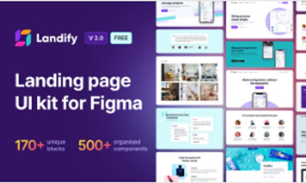 Landify - Landing Page UI Kit v2