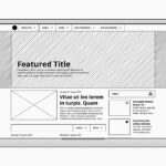 Website mockup // wireframes // blueprint
