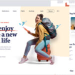 Travel Website Landing Page