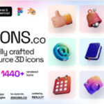 3dicons - Open source 3D icon library