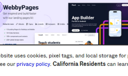 Landing Page Kit - Free 13 Landing Pages Collection for UI UX Design