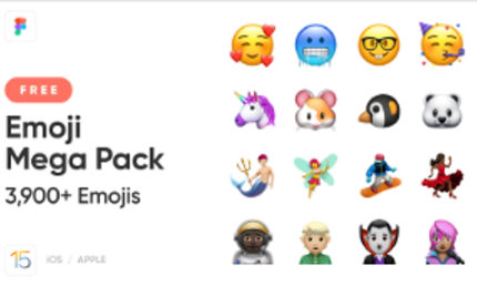 Emoji Mega Pack (3,900 iOS Apple Emojis)