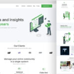 Minimal Landing Page Design | Website Home Page Design | Agency Website UI Design