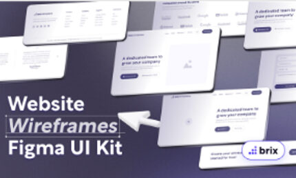 Website Wireframes UI Kit | BRIX Templates