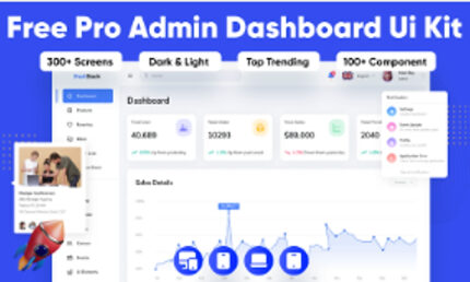 DashStack - Free Admin Dashboard UI Kit - Admin & Dashboard Ui Kit - Admin Dashboard