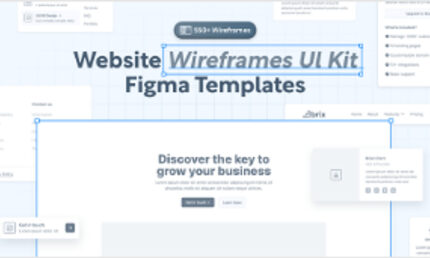 Website Wireframes UI Kit | BRIX Agency