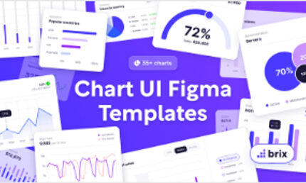 30+ Chart UI Components | BRIX Templates