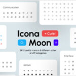 IconaMoon 1.1 | +2400 Icons, 8 Styles